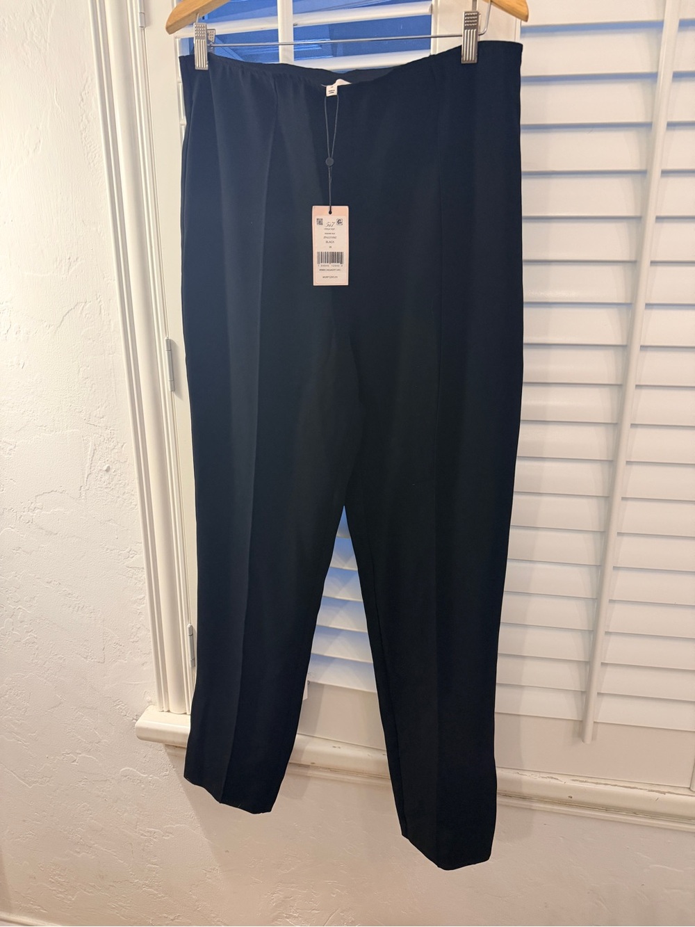 Cinq a Sept Black women’s  Dress Pants - Tailored Straight with slit at ankle
